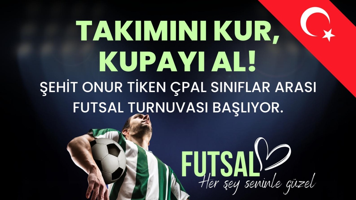 Okul Futsal Turnuvası Başlıyor