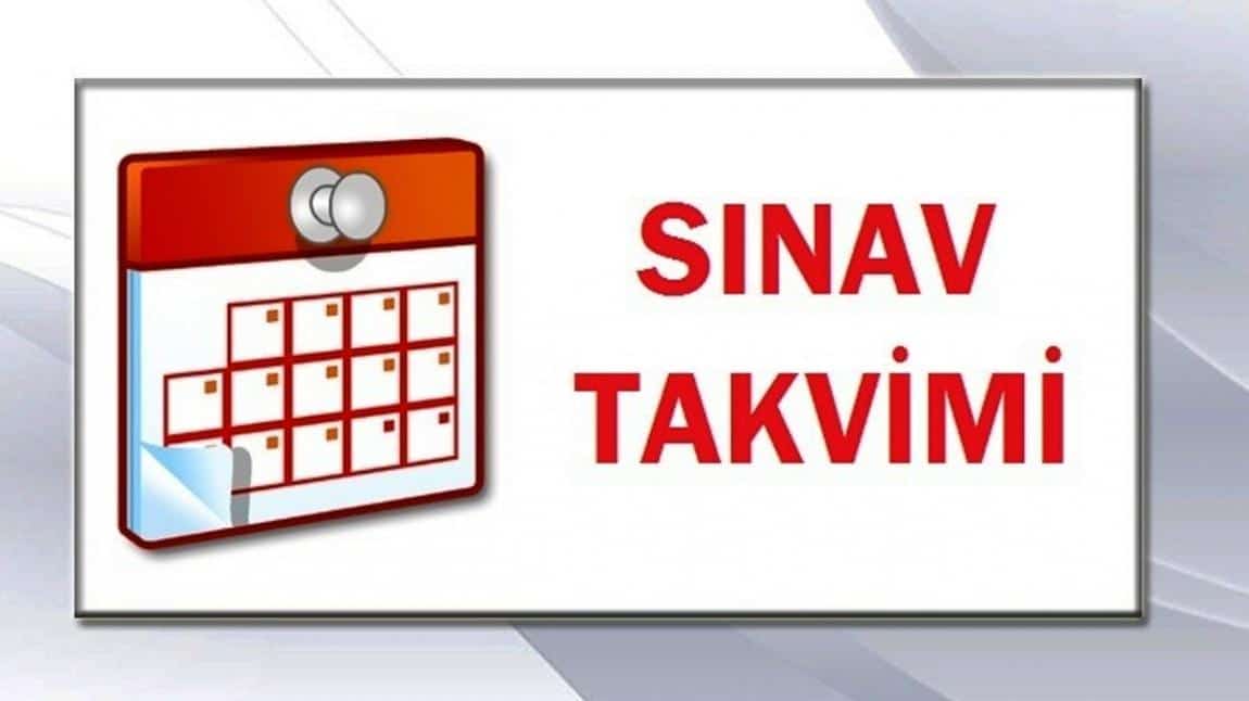 II.DÖNEM I.SINAV TAKVİMİ